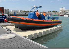 boat lift Sistema de Acarreo Flotante para Barcos 10 m